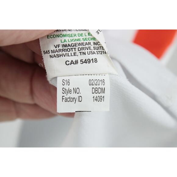 Denver Broncos Polo Shirt Men's Large NFL Team Apparel TX3 Cool Polyester White - Picture 7 of 8